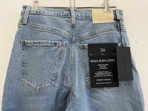 Nobody Denim Milla Jean Long in 90's Blue, size 26 - 4