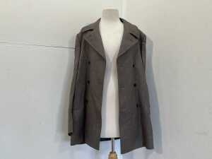 M.J. Bale Claudio Peacoat in Camel, size 38 - 5