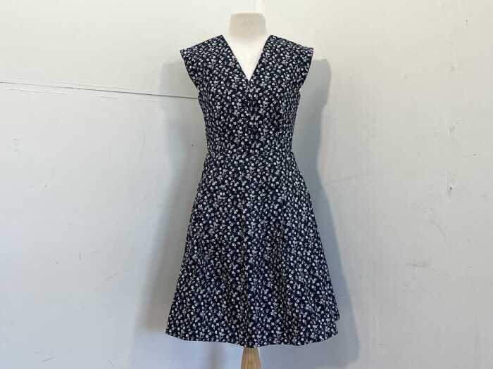 Review Mariner Dress in Ink and Ivory, size 8
