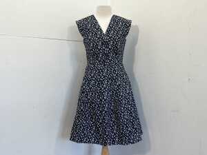 Review Mariner Dress in Ink and Ivory, size 8