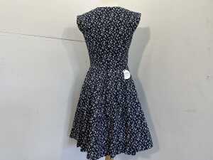 Review Mariner Dress in Ink and Ivory, size 8 - 4