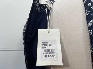 Review Mariner Dress in Ink and Ivory, size 8 - 6