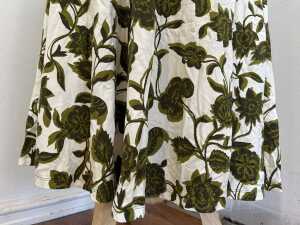ME+EM Midnight Hibiscus Print Crew Neck Midi Dress, size 8 - 3