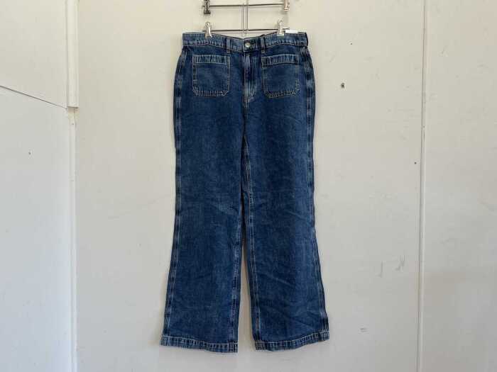 Sportscraft Allegra Patch Pocket Jean in Mid Wash, size 12