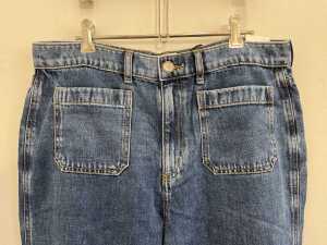 Sportscraft Allegra Patch Pocket Jean in Mid Wash, size 12 - 2