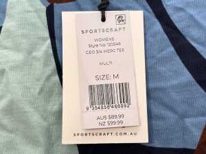 Sportscraft Geo 3/4 Merc Tee in Multi, size M - 5
