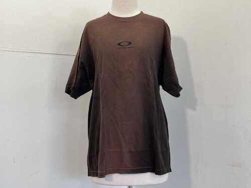 Cactus Jack x Oakley Day Zero T-Shirt in Brown, size L