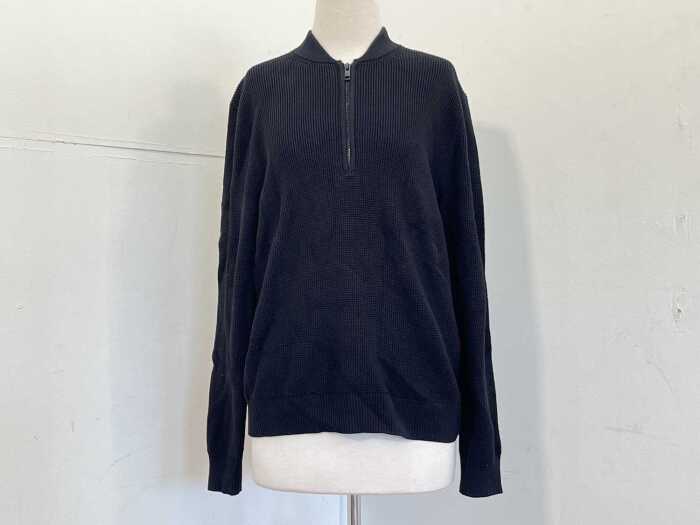 Saba Angus Men's Quarter Zip in Black, size S