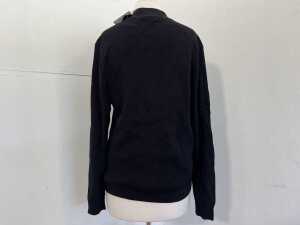 Saba Angus Men's Quarter Zip in Black, size S - 4