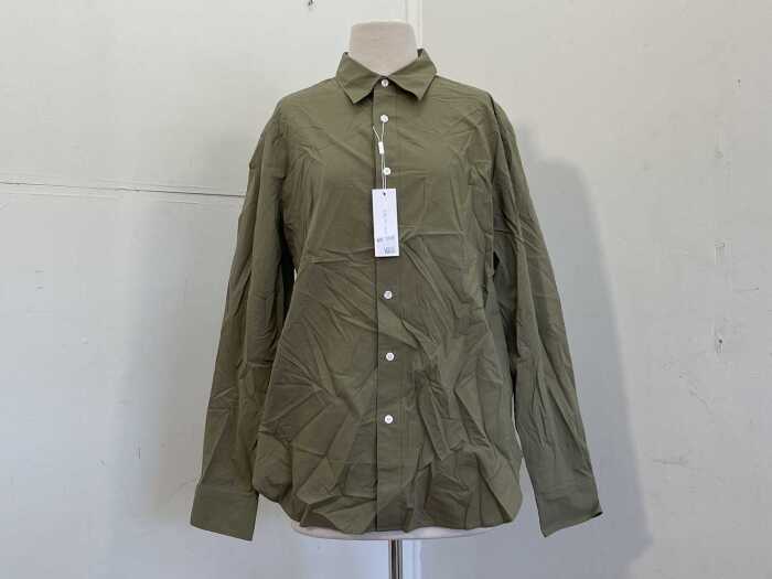 Saba Ethan Poplin Men's Casual Shirt in Khaki, size M