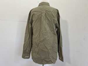 Saba Ethan Poplin Men's Casual Shirt in Khaki, size M - 4
