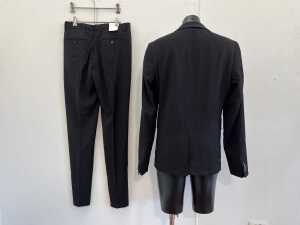 yd. Goodfella Skinny Suit Jacket size 36 & Dress Pant size 30, in black - 4