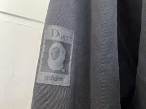 Adidas Dime Superfire Track Jacket in black, size M - 4