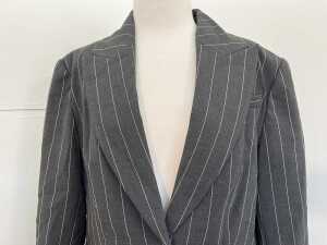 Cue Pinstripe Hourglass Blazer, size 14 - 2