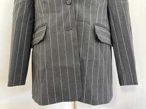 Cue Pinstripe Hourglass Blazer, size 14 - 3