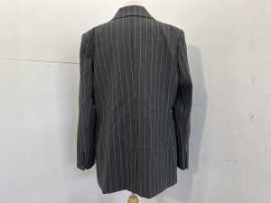 Cue Pinstripe Hourglass Blazer, size 14 - 4