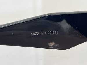Designer style sunglasses in black - 5
