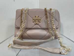 Tory Burch Small Kira Diamond Quilt Shoulder Bag in pink - 2