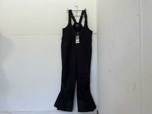 Mountain Warehouse Bib Front Women's Softshell Ski Pant in black, size 12
