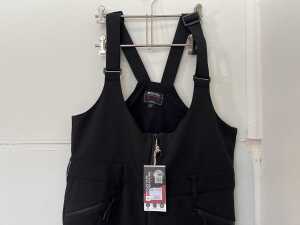Mountain Warehouse Bib Front Women's Softshell Ski Pant in black, size 12 - 2