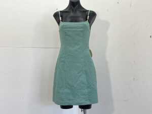 Azzurielle Farrow Strappy Mini Dress in Mint, size 8