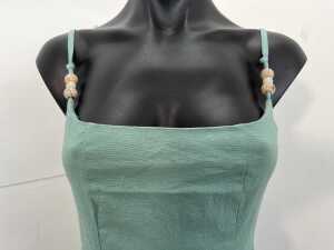 Azzurielle Farrow Strappy Mini Dress in Mint, size 8 - 2