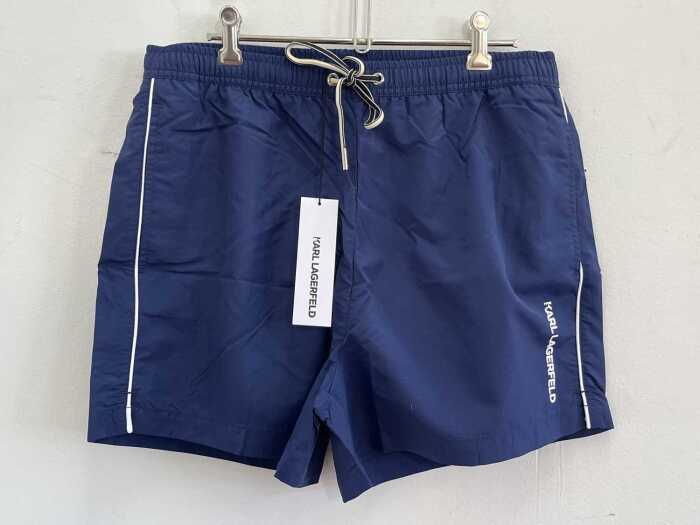 Karl Lagerfeld Nautical Short Boardshort in Medieval Blue, size M