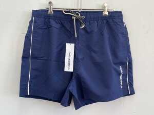 Karl Lagerfeld Nautical Short Boardshort in Medieval Blue, size M