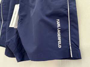 Karl Lagerfeld Nautical Short Boardshort in Medieval Blue, size M - 2