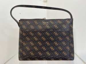 Guess Brown Logo Naya Tote Bag and Mini Pouch - 4