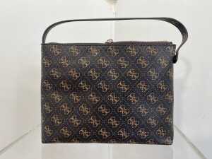 Guess Brown Logo Naya Tote Bag and Mini Pouch - 5