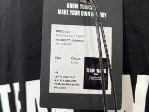 Team Wang The Original 1 T-Shirt in black, size 1 - 4