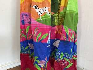 Gorman Pen Pals Placement Long Dress in Print, size 14 - 3