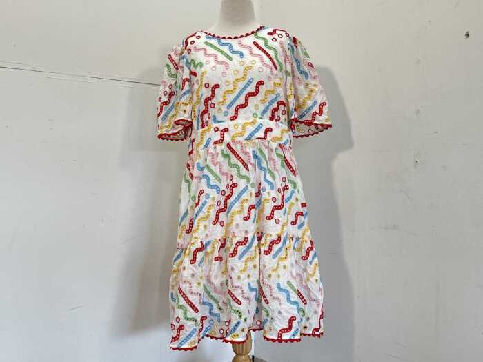 Gorman Dizzy Dangler Anglaise Dress in Multi, size 14