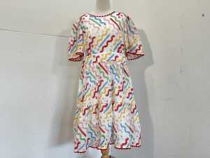 Gorman Dizzy Dangler Anglaise Dress in Multi, size 14