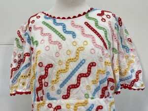 Gorman Dizzy Dangler Anglaise Dress in Multi, size 14 - 2