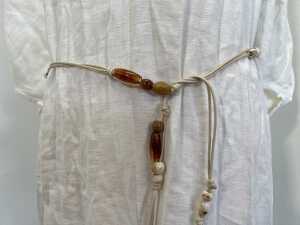 Husk Amara Kaftan in white, size M - 3