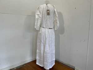 Husk Amara Kaftan in white, size M - 5