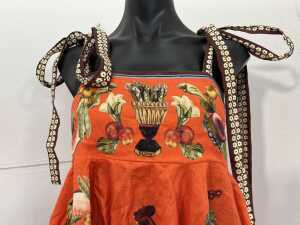 Alemais Rocco Sundress Mini in Orange, size 12 - 2