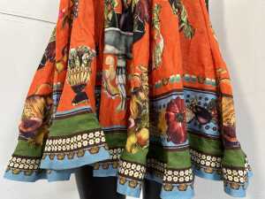 Alemais Rocco Sundress Mini in Orange, size 12 - 3