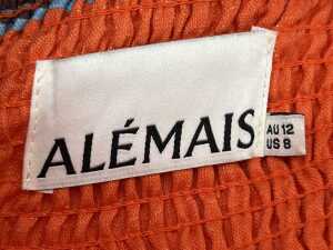 Alemais Rocco Sundress Mini in Orange, size 12 - 5