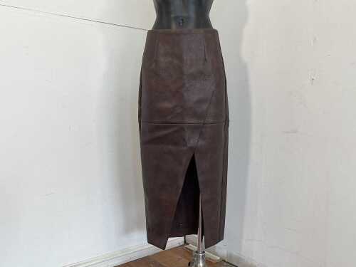 Sheike Jules Midi Skirt in Cocoa, size 8