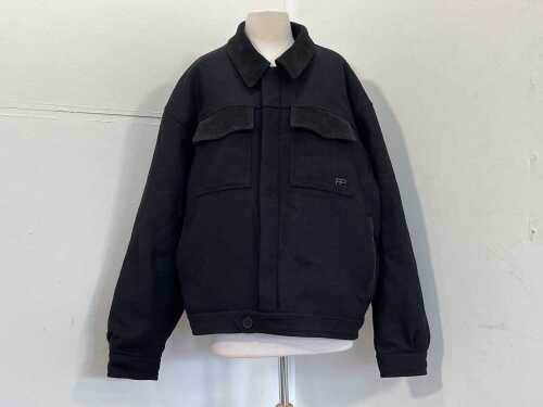 Filling Pieces Box Jacket Varsity in black, size XL