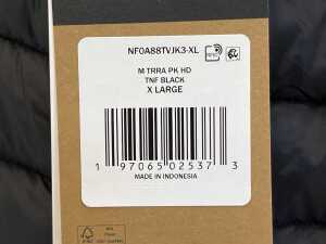 The North Face Men's Terra Peak Hooded Jacket in black, size XL - 5