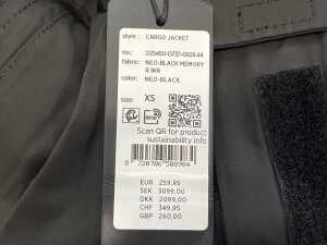 G-Star Raw Cargo Jacket in Neo-Black, size XS - 6