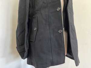 Wool coat in black, size XL - 3