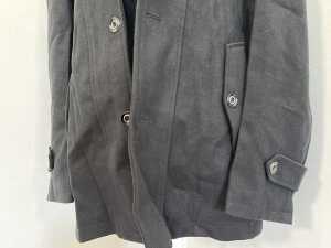 Wool coat in black, size 2XL - 3