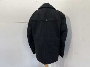 Wool coat in black, size 2XL - 4