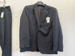 Axl + Co Diamond Classic jacket and pants suit in smoke - 2