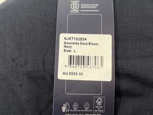 M.J. Bale Smerelda Deck Blazer in Navy, size L - 5